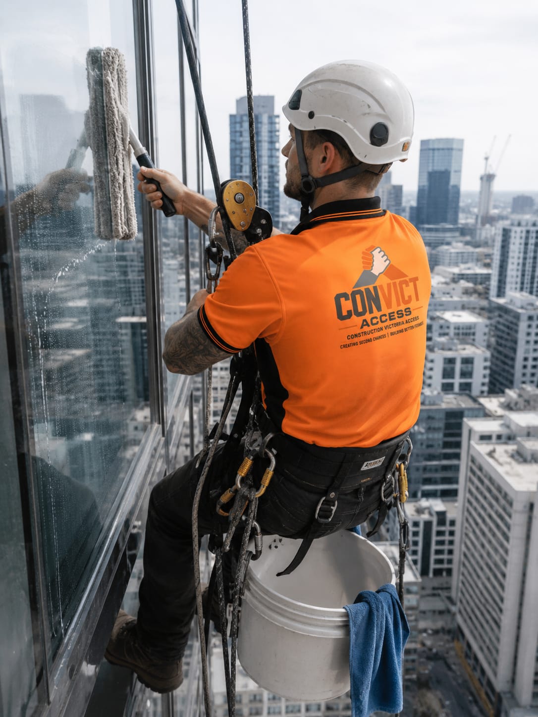 Rope Access & Height Work — on-site work